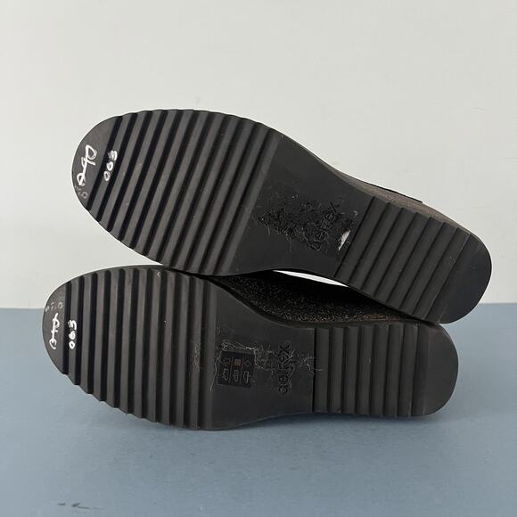 NWT Aetrex Kara Black Ankle Wedge Suede Weatherproof Boots - Picture 8 of 10